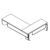 Desk with Stand-free Return