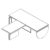 Desk with Front Return