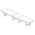 Large Barrel Shape Table (16 Persons - T Legs)