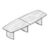 Medium Barrel Shape Table (12 and 16 Persons)