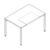 Desk with Leather Pad