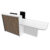 L2400 x D873 x H1150 (Left Side, DDA Access)(When Seated)