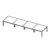 Extra Large Rectangular Shape Table (3 Middle Panel Leg)