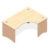 Interactive Crescent Desk - Right side