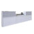 L3800 x D800 x H1215 mm (Desk with Glass Shelf)