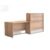 L2166 x D800 x H1215 mm (Desk with DDA Access)