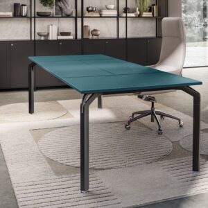 Vinny 10 – Executive Desk With Leather Top And Optional Return & Credenza Unit 4