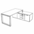 Desk with Large Credenza Unit