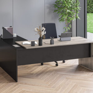Vito – Rectangular Executive Desk With Modesty Panel 05