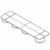 D Ended Rectangular Shaped Table (20, 22 and 28 Persons)