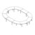 Oval Shape Table (20 and 24 Persons)