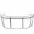 L3350 x D1100 x H1115 (Curved Desk)