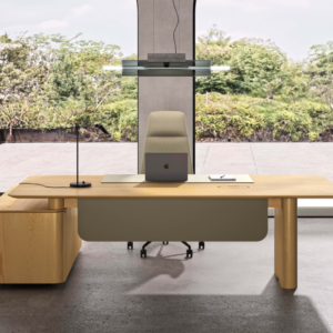 Bruna – Executive Desk With Modesty Panel And Optional Return Pedestal Main Img 