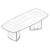 Small Barrel Shape Table (12 and 14 Persons)
