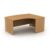 Bow Front Desk with Return