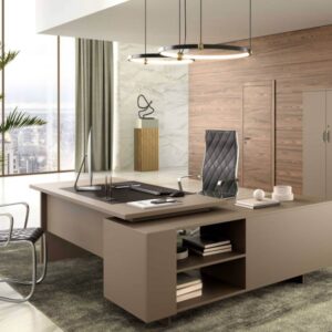 Daniel 3 – Executive Desk With Modesty Panel And Optional Return And Credenza Unit Main Img
