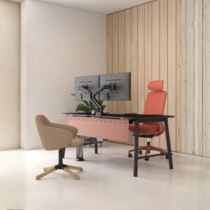 Seleniti – Executive Desk With Optional Modesty Panel And Pedestal Main Image